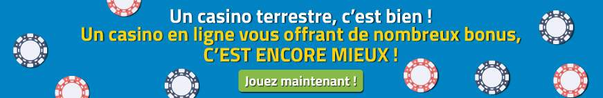 casino online vs casino terrestre bonus